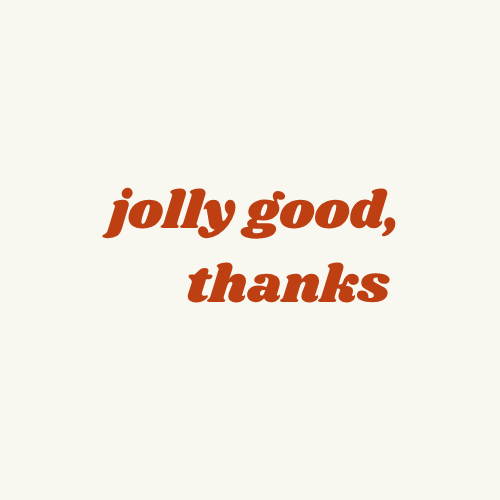 Jolly Good Thanks logo